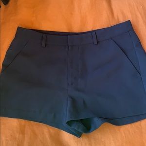 Dark blue dress shorts